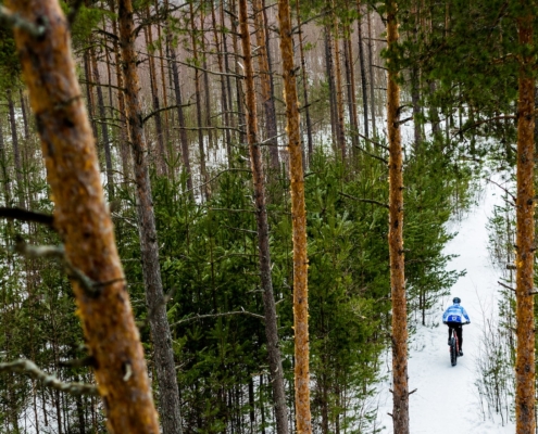 Winter cycling